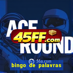 bingo de palavras de natal